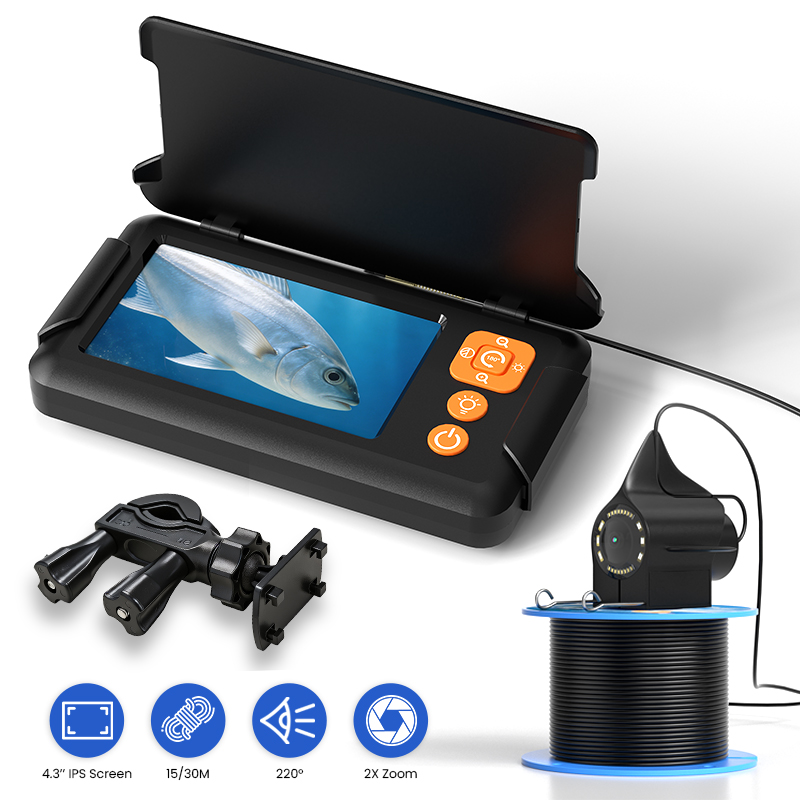 Fishing Camera 4.3’’ Screen 15 - огляд і ціна Fishing Depth Finder