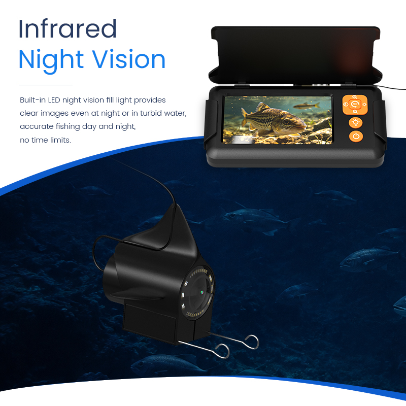 Fishing Camera 4.3’’ Screen 15 - огляд і ціна Fishing Depth Finder